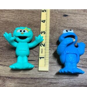 Vintage SEASAME STREET Cookie Monster & Monster‎ PVC